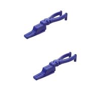2 Pièces Pince à Clous pour Martelage, Outil à Main Bleu | Aide au Martelage, Guide pour Clous Acier, Protège les Mains, Format Portable pour Réparations Maison