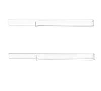 2 Pièces Pince à Partitions de Musique Acrylique Transparente | Bords Lisses, Style Simple, Résistance au Vent, pour Scène, Répétition Extérieure, Enseignants Cuisine