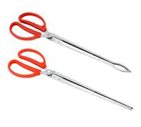 2 Pièces Pince À pour Reptiles, Pince À Crabes Acier Inoxydable, Outil De Capture De Crustacés pour Attraper Écrevisses Anguilles Et Poissons Extérieur