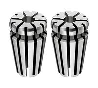 2 pièces Pince à ressort ER25-1/8", Mandrin de tour et de fraisage CNC de précision 0,08, Pinces de serrage en acier au carbone pour machine à graver et outil de tour et de fraisage