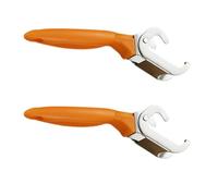 2 Pièces Pince Attrape Plat en Acier Inoxydable | Pince Anti Brulure pour Plat Chaud, Accessoires Cuisine, Prise Flexible, Rangement Compact, Cuisson Vapeur, Micro-ondes,