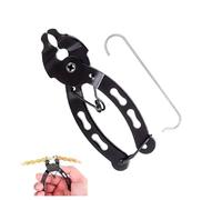 2 Pièces Pince Chaine Velo,Noir Demonte Chaine Velo,Pince à Chaîne Antivol Outil,Bike Checker Crank Tool,Lien De Vélo Pince,Tensioner Pinces d'Outils Repair Kit pour Attache Maillo Rapide Chaine Velo