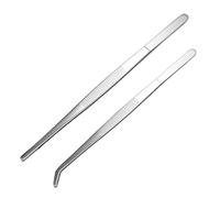 2 Pièces Pince Cuisine 30 cm et 27 cm, Pincette de Cuisine Acier Inoxydable Pince Alimentaire Ustensiles de Cuisine Inox pour Cuisiner Griller Cuire Pince Arrêter Poisson Pince a Dresser Dressage