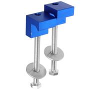 2 Pièces Pince D'arrimage J en Alliage D'aluminium | Fixation Rapide, Espace Optimisé, pour Plateau de Camion et Accessoires, Rondelles, Écrous, Boulons