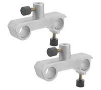 2 Pièces Pince de Fixation pour Table Optique, Curseur Métallique | Alignement Précis, Installation Rapide, Mouvement Stable, pour Banc Optique et Expériences de Physique