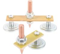 2 Pièces Pince de Masse de Soudage Aimantée en Fer et Magnet