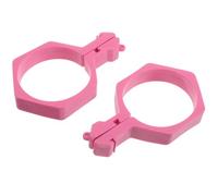 2 Pièces Pince de Serrage pour Gobelets à Sublimation 20 Oz Rose | Poignée Facile à Fermer, Outil de Serrage Compact, Profil Plat, pour Transferts Thermiques et Mugs