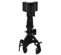 2 Pièces Pince de Support de Microphone Réglable Ressort et Vis | Clips de Fixation, Ouverture Max 43mm, Positionnement Souple, Isolation des Vibrations, Format Noir Portable