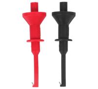 2 Pièces Pince de Test Multimètre à Crochet, Pointes Filetées 4mm
