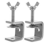 2 Pièces Pince en C Inoxydable Mini 25mm, Forte Prise pour Bois | Ouverture 30mm, Plage 0 à 25mm, Format Portable, Finition Argenté, Serrage Rapide, Usage Atelier