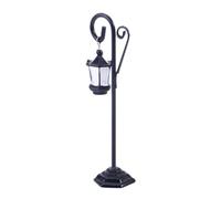 2 Pièces Pince Porte-mémo en Résine Noir, Forme Lampadaire