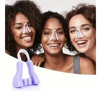 2 pièces Pince pour affiner le nez - Soulève et définit l'arête du nez, améliore l'esthétique du visage, plastique durable pour une utilisation quotidienne pour rendre le nez plus défini 2 pièces viol