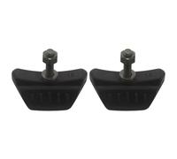 2 Pièces Pince Roue Moto 1,6 Pouces en Métal et Caoutchouc Noir | Blocage pour Maintenance, Installation Rapide, Stabilité Renforcée, du Bruit, Usage Moto et Atv