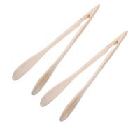 2 Pièces Pinces à Cactus en Bambou Demi-rondes Beige pour Bonsaï | Légères, Prise Stable Antidérapante, Usage sans Fatigue, pour Cactées et Tiges de Succulentes