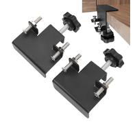 2 pièces pinces d'armoire universelles, pinces de fixation réglables pour le travail du bois pinces de quincaillerie d'armoire pour boutons avant de porte, poignées d'installation