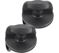 2 Pièces Pinces Perche Rotatives pour Bras de Micro pour Table | Plastique et Métal, Bouton Ergonomique, Usage Vertical et Horizontal, Noir, pour Programmes Musicaux