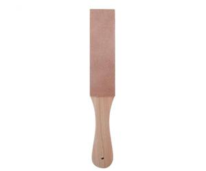 2 Pièces Planche à Aiguiser Double Face Poignée 60 Caractères | Pâte Abrasive Incluse, Format Portable pour Rasoir Droit, Lames de Cutter, Entretien des Couteaux et Travaux du Cuir