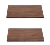 2 Pièces Planche en Noyer Noir Brut, Coupe Facile, Bois | Texture Authentique, Grain , Surface Lisse, Usage Atelier, Étudiants et Menuisiers, Panneaux Muraux