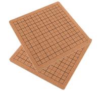 2 Pièces Planche Macramé en Liège Imprimée à Grille, 8 Pouces
