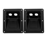 2 Pièces Plaque Arrière pour Câble de Haut-parleur de Scène | Boîte de Jonction Audio, Protection des Connecteurs, Installation Simple et Entrée de Fil avec Garde-câble