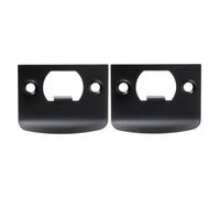 2 Pièces Plaque de Gâche de Porte en Acier Inoxydable, Forme | Serrures et Portes, Haute Résistance, Protection Renforcée, Empêche le Desserrage, Usage Maison Bureau