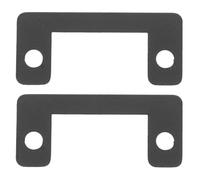 2 Pièces Plaque de Gâche, Verrouillage Rapide pour Porte D’entrée | Fer Noir, Installation Facile et Compatibilité, Usage Résidentiel ou Bureau, Style Moderne