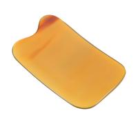 2 Pièces Plaque de Grattage en Corne de Buffle, Forme Vague, Lisse | Petit et Léger, Surface Ultra Lisse, pour Épaules et Corps, Soins en Voyage, Récupération Après Effort Couleur Aléatoire