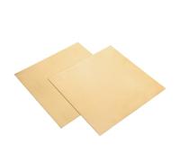 2 Pièces Plaque de Laiton H62, Lot de Set de Feuilles