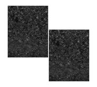 2 Pièces Plaque de Protection Auto-adhésive, 0,7mm, Noir | Deux Feuilles Incluses, Finition Brillante Semi-brillante, pour Ukulélé et Basse, Pose Rapide sans Résidu