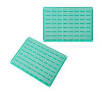 2 Pièces Plaque de Prototypage Électronique Simple Face Cinq Trous | Fibre de Verre Fr-4, Masque de Soudure, pour Résistances et Supports Ic, Makers, Ingénieurs, Formation Stem
