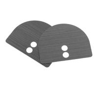 2 Pièces Plaque de Recouvrement de Serrure à Empreinte Digitale | Alliage de Zinc, Renfort Anti-effraction, pour Trous de Pêne Dormant, Usage Locatif et Professionnel