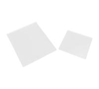 2 Pièces Plaque D'impression en Gélatine Réutilisable Transparente | Transfert Net, Compatible Peintures à L'eau, Format Carré 152x152mm, Journaling et Scrapbooking