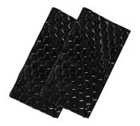 2 Pièces Plaque Insonorisante Automobile en Butyle Noire | Feuille Isolante Aluminium, Absorption Sonore, Aide Thermique pour Panneaux de Fourgon et Plancher de Coffre
