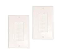 2 Pièces Plaque Murale Brosse Passe Cable Mural Multimédia Panneau à Enfiler EntréE Et Sortie Du CâBle