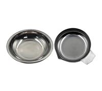 2 pièces plaques de pesée en acier inoxydable pour plateaux de balance électronique plats pour bijoux et utilisation en cuisine entretien facile plateau de pesée en acier inoxydable