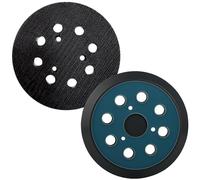 2 Pièces Plateau de Ponçage 125mm 8 Trous pour Makita BO5010/K BO5031/K BO5030/K BO5041/K, Tampon de Remplacement 5 Pouces Plateau Ponceuse Excentrique 125mm 8 Trous pour DW420/420K DW421/421K DW423