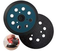 2 Pièces Plateau de Ponçage 8 Trous 125mm, Tampon de Remplacement Ponceuse Compatible pour Makita BO5031 M9204 BO5021 BO5041 für DeWalt 151281-08 DW4388 Porter Cable 390-390K Ponceuse Excentrique