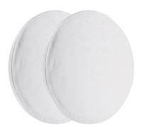 2 Pièces Plateaux de Transfert Ronds en Aluminium Argenté | Surface Lisse Antiadhésive, Support à Bord Lisse, pour Petits Fours et Desserts, Présentation Soignée