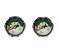 2 Pièces Plongée Sous-Marine Poney Bouteille Manomètre 1 Pouce 350 Bar/5000 Psi 7/16 Pouces-20unf Fils