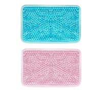 2 Pièces Poche de Glace Portable Réutilisable PVC Gel | Jours D’été, Transfert Thermique, Soulagement , pour Tête et Jambes, Finition Solide