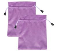 2 Pièces Pochette à Bijoux, Paquet à Cordon de Rangement | Protection Douce, Texture Lisse et Aspect Élégant, pour Souvenirs, Réceptions et Présents D’événement