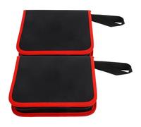 2 Pièces Pochette de Rangement pour Bits, Organisateur Portable | Fermeture Éclair Pratique, Format à Main, Usage Polyvalent, Nettoyage Facile, Style Simple pour Réparations