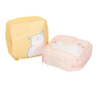 2 Pièces Pochette de Rangement pour Serviettes Hygiéniques | Filles et Femmes, Style Discret et Unique, Protection de Confidentialité, Format Pratique, Usage Quotidien