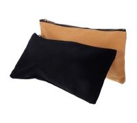 2 Pièces Pochette de Rangement Zippée en Tissu Oxford, Solide | Fermeture Éclair Sécurisée, Format Portable, pour Bricolage, Électricité, Papeterie et Électronique