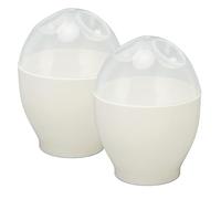2 Pièces Pocheuse Oeuf Easy Egg Cooker, Mini Tasse à œufs Portable Et Rapide pour la Cuisine, Petit Déjeuner, Ensemble De Fabrication D'œufs en ABS Durable