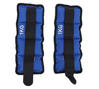 2 pièces Poids de la Cheville, Jambe Cheville Poignet Musculation Sangle lestée Poids du Poignet pour Gym Fitness Yoga Course Jogging Marche(1KG)