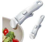 2 Pièces Poignée Amovible Mastrad - Poignee Détachable Pour Casserole Résistante À La Chaleur (250°C),Poignée Amovible Universelle Pour Poêles, Pince Ergonomique Pour Ustensiles De Supporte 10kg