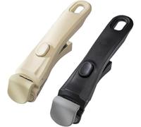 2 PièCes PoignéE Amovible, Poignet Casserole Universelle, Poignee Poele Pour Gain De Place,RéSistant à La Chaleur PoignéE Casserole, Pince Ergonomique Pour Ustensiles De Support 10 kg (noir+blanc)
