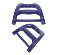 2 Pièces Poignée de Chariot de Courses Bleue en Plastique