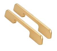 2 pièces poignee de meuble cuisine, poignees d'armoires en acier inoxydable Dorée, poignee de meuble Dorée mat, poignée garde corps convient (96mm)